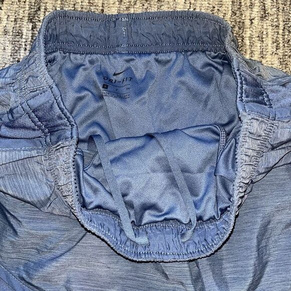 NIKE Dri Fit Women’s Shorts Lot Of 2 Size Small Black Blue Lined Drawstrings - Picture 5 of 7